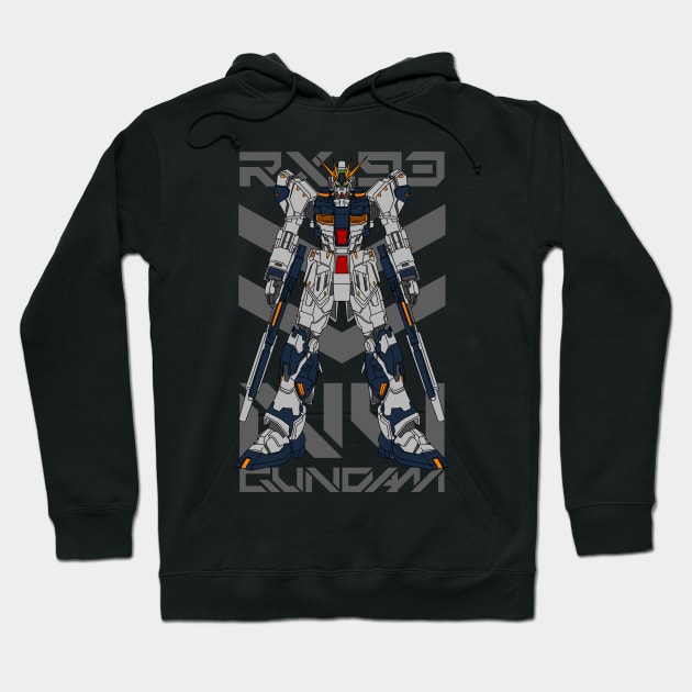 RX93 NU GUNDAM Hoodie by garistipis